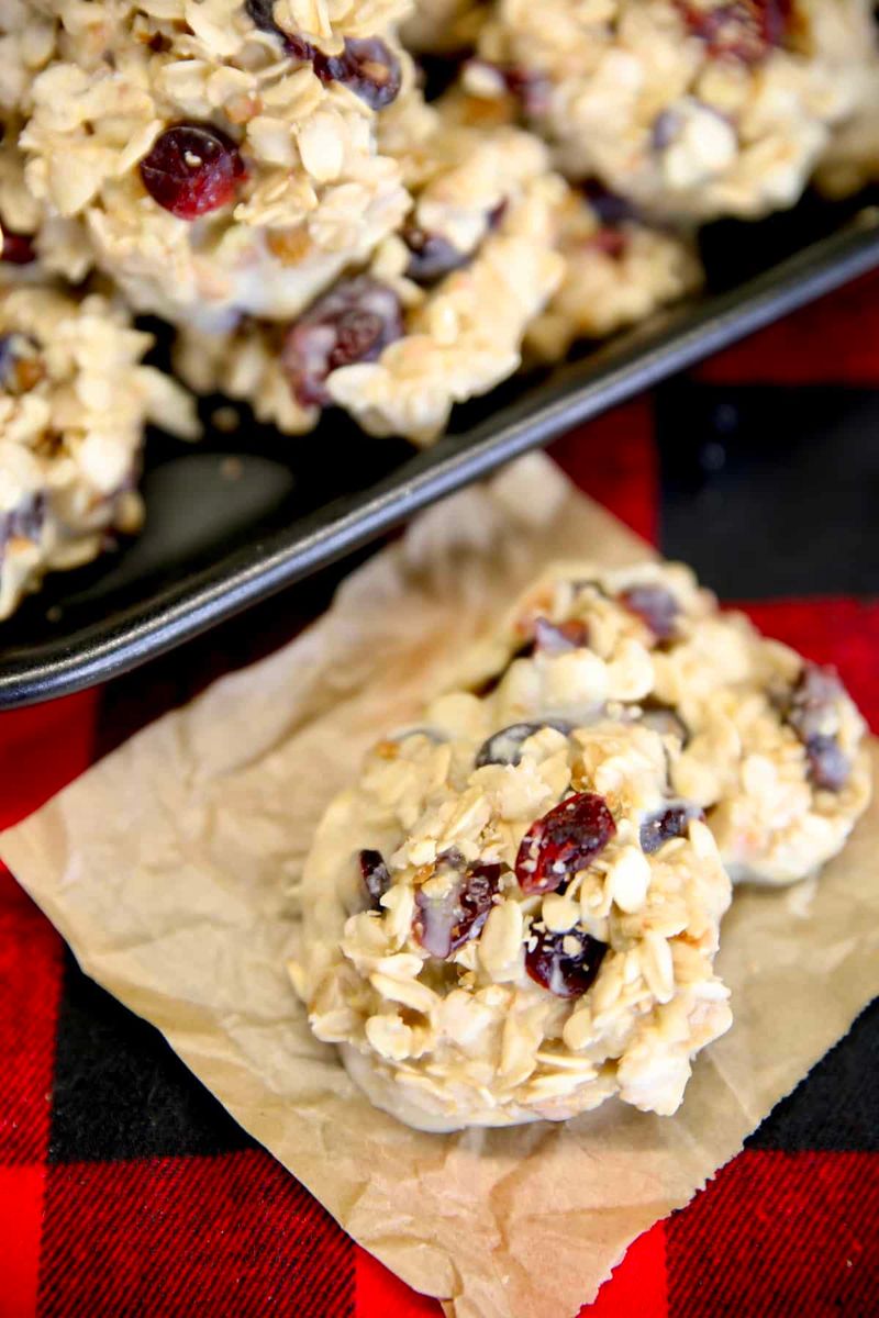 White Chocolate Cranberry Clusters