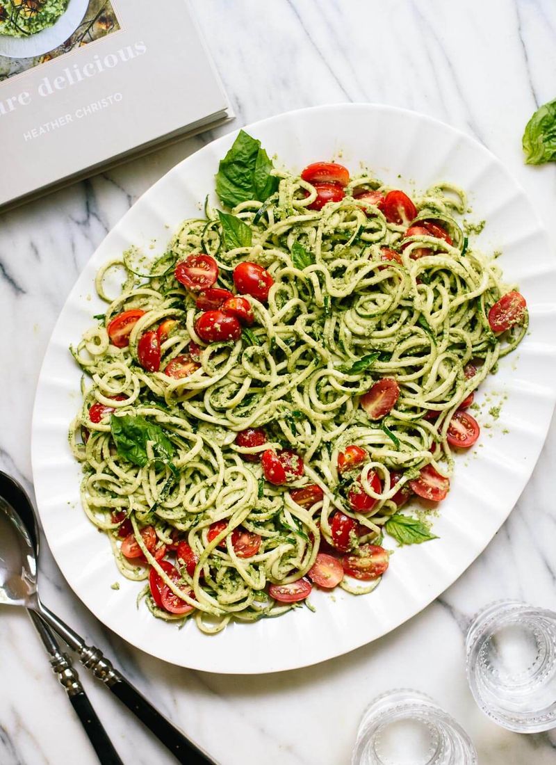 Zucchini Noodles with Pesto