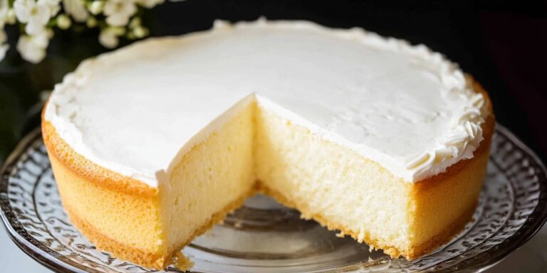 Simple 3-Ingredient Yogurt Cake for a Healthy Treat.