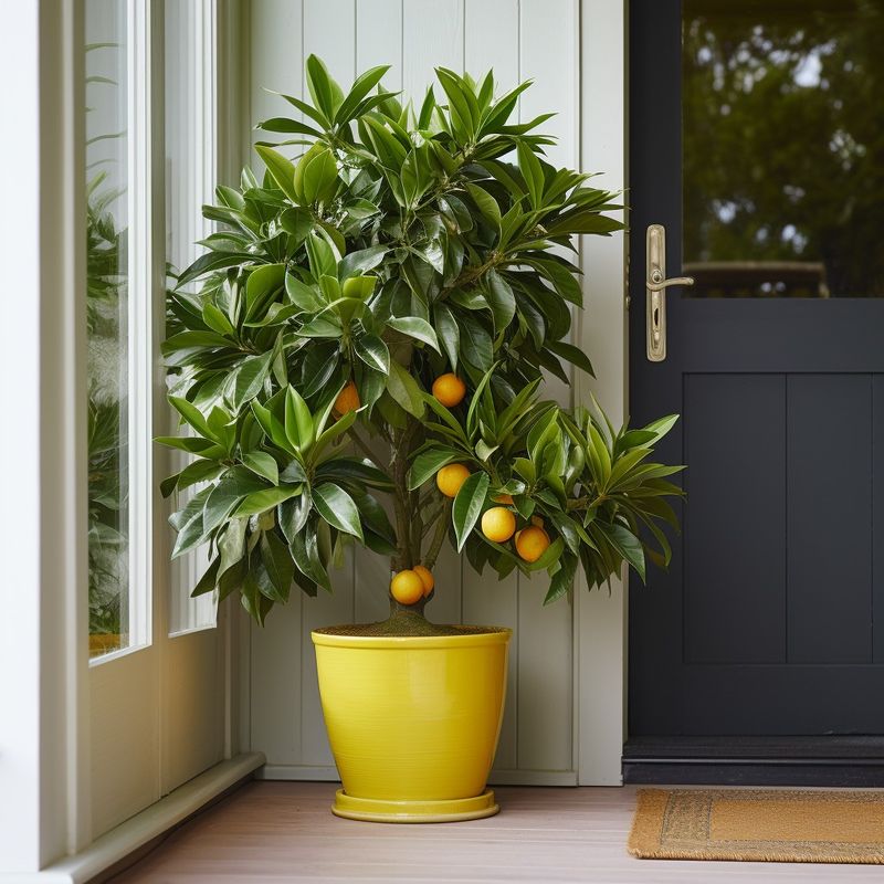 Potted Citrus Trees