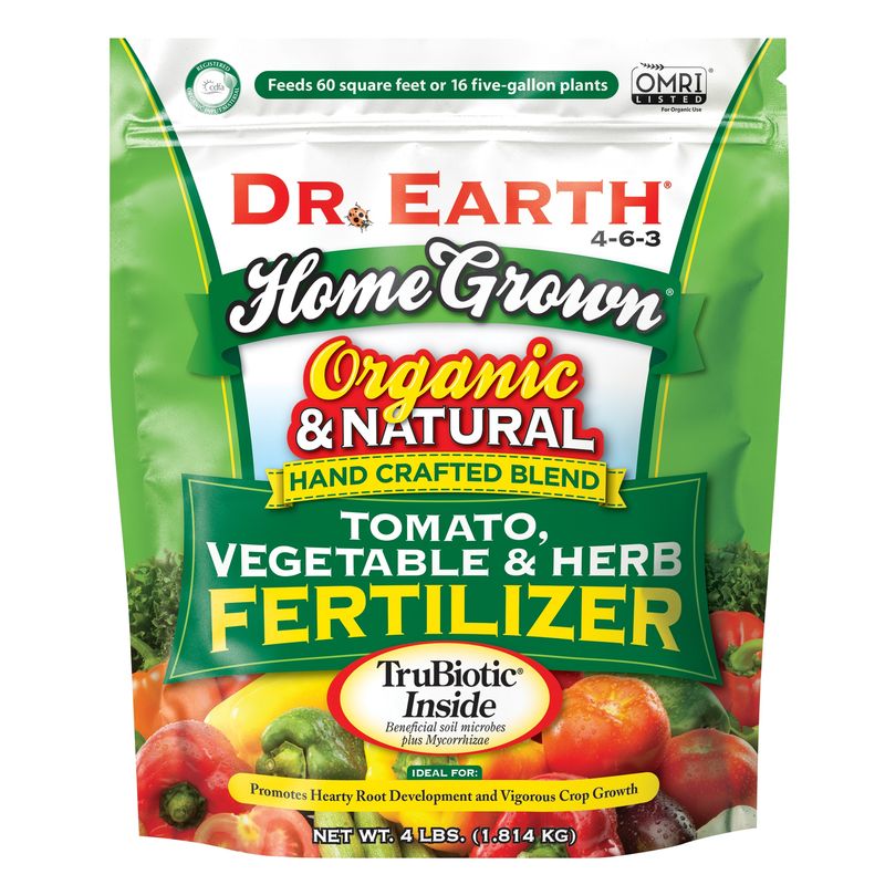 Dr. Earth Organic 5 Tomato, Vegetable & Herb Fertilizer (4-6-3)