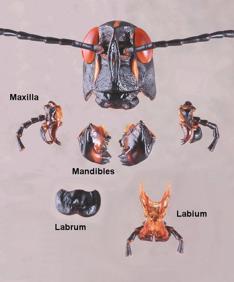 5. They Have “Chewing” Mouthparts