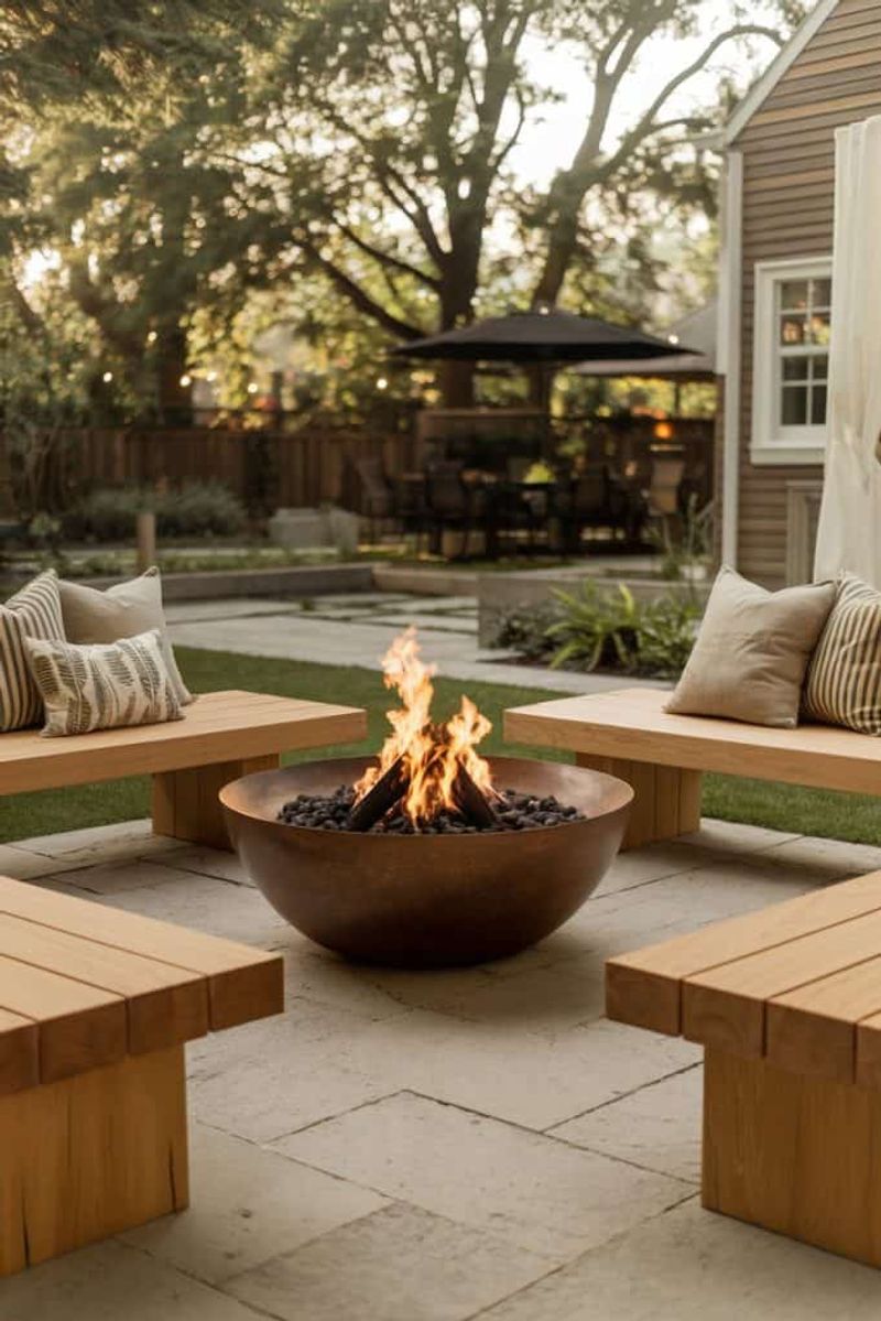 Cozy Fire Pit Corner