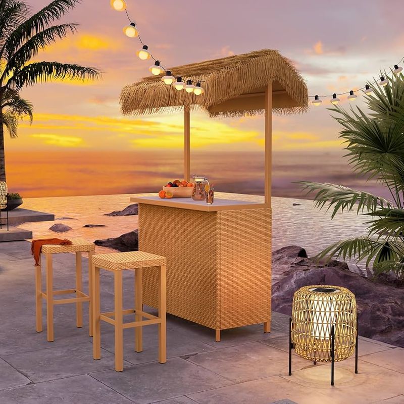 Exotic Outdoor Bar