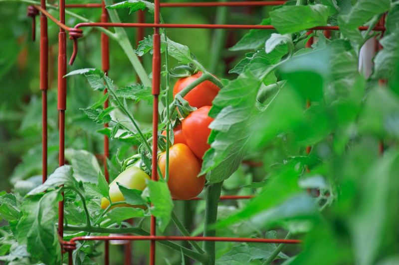 Tomatoes (Determinate or Patio) – 1 per square (with cage)