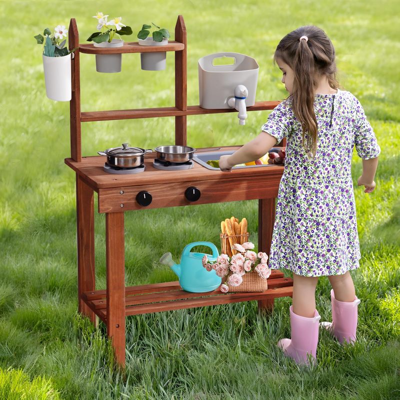 Mud Kitchen Setup
