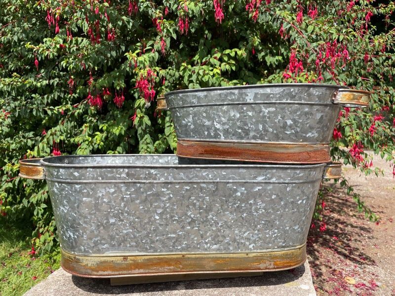Galvanized Metal Tubs