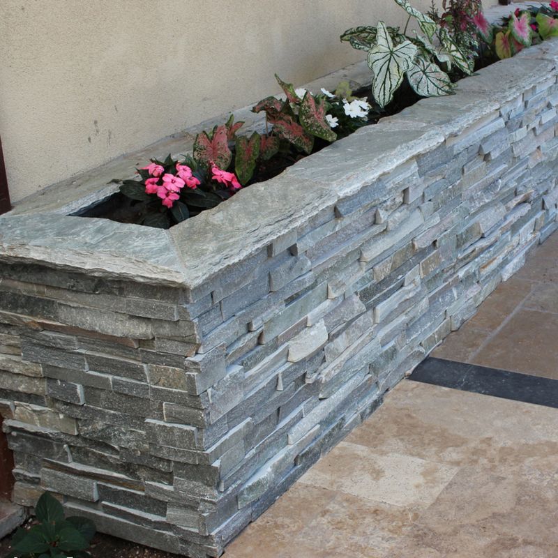Stacked Stone Planter