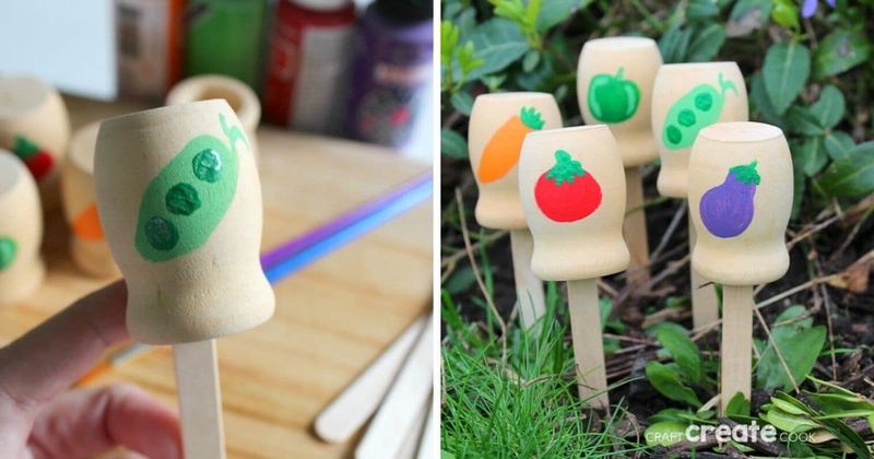 Crafting Colorful Garden Labels