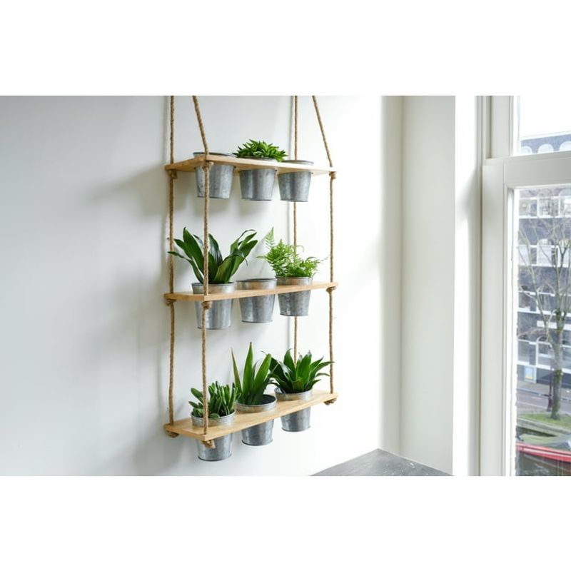 Utilizing Vertical Space with Hanging Planters