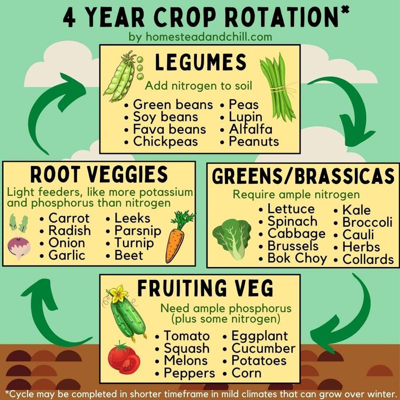 Rotate Crops Yearly