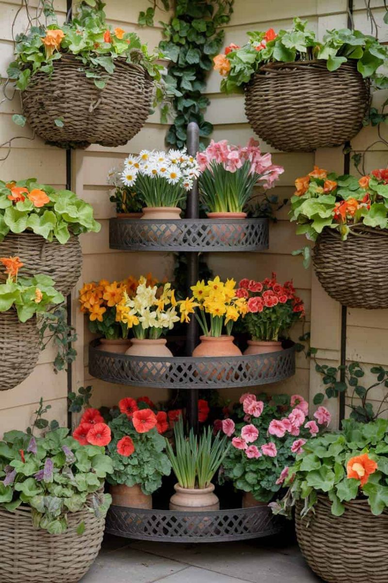 Colorful Plant Containers
