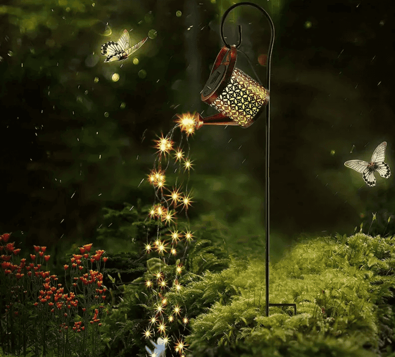 Use Solar Lights to Make Colors Pop at Night