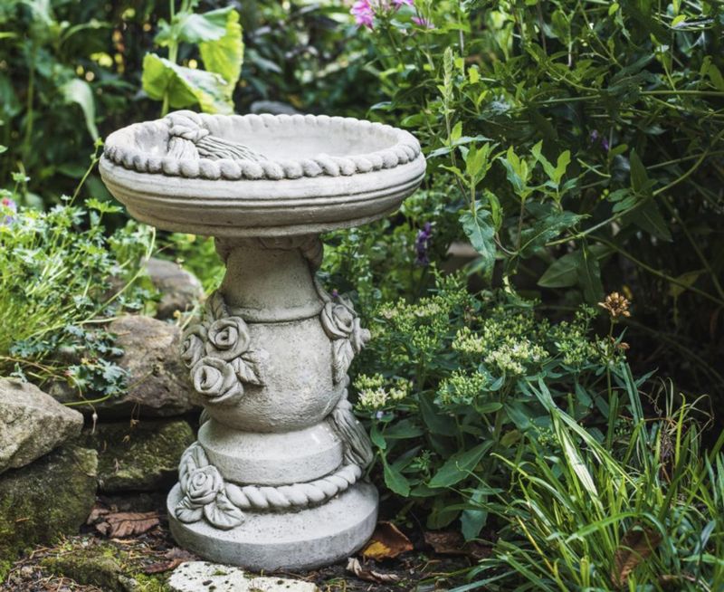 Stone Bird Bath