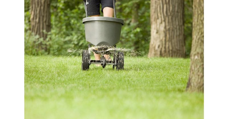 Not Testing Fertilizer Spreader First