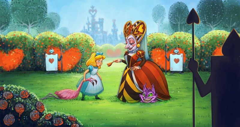 The Queen's Croquet Lawn