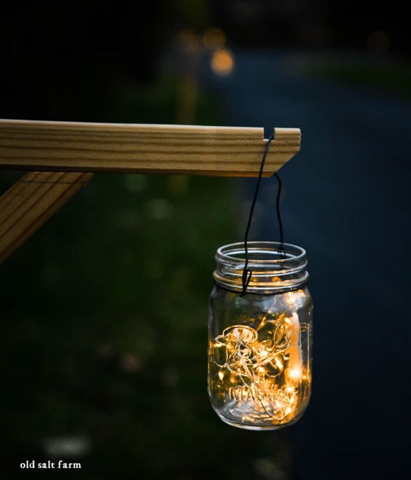 Hanging Mason Jar Lanterns