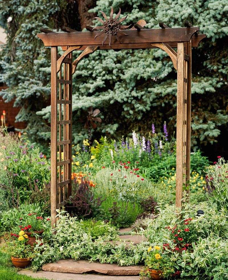 Rustic Wooden Arbor