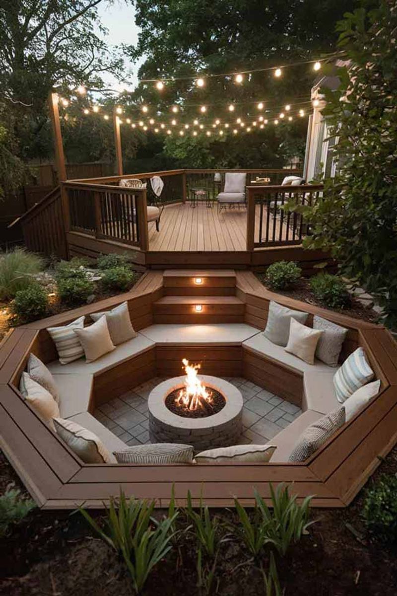 Cozy Fire Pit Area