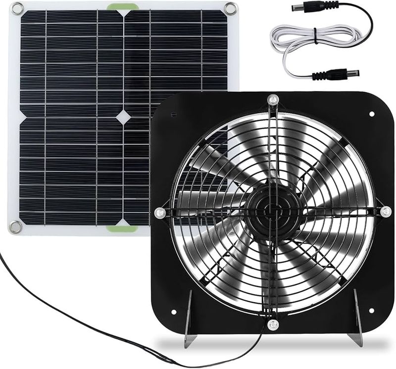 Solar-Powered Ventilation Fan
