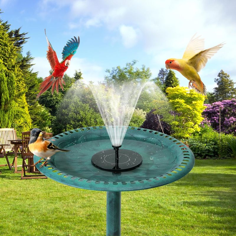 Solar-Powered Fountain