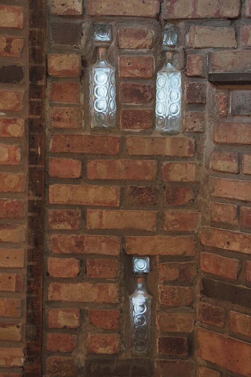 Glass Bottle Brick Wall