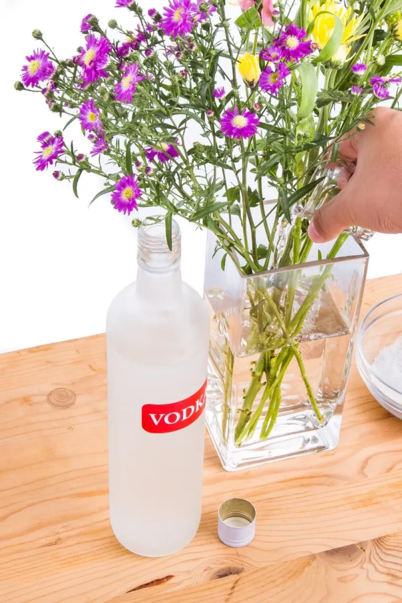 Vodka: Revive Droopy Flowers