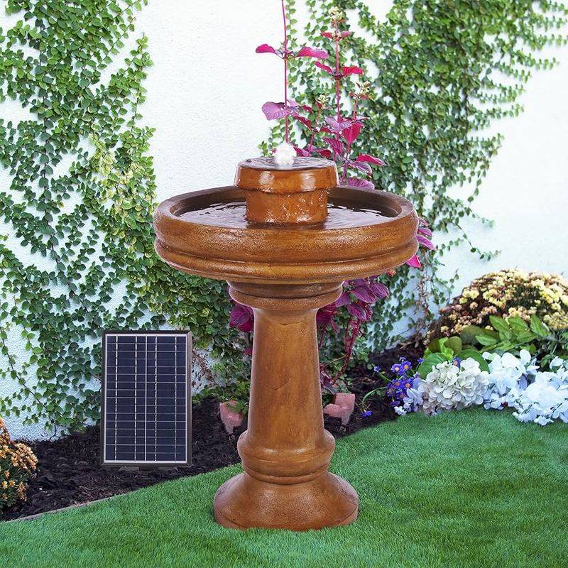 Efficient: Solar-Powered Fountain Bubblers