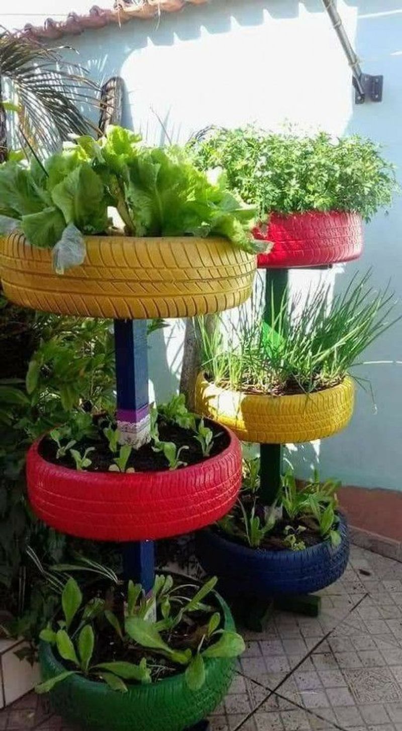 Tire Planter Stack
