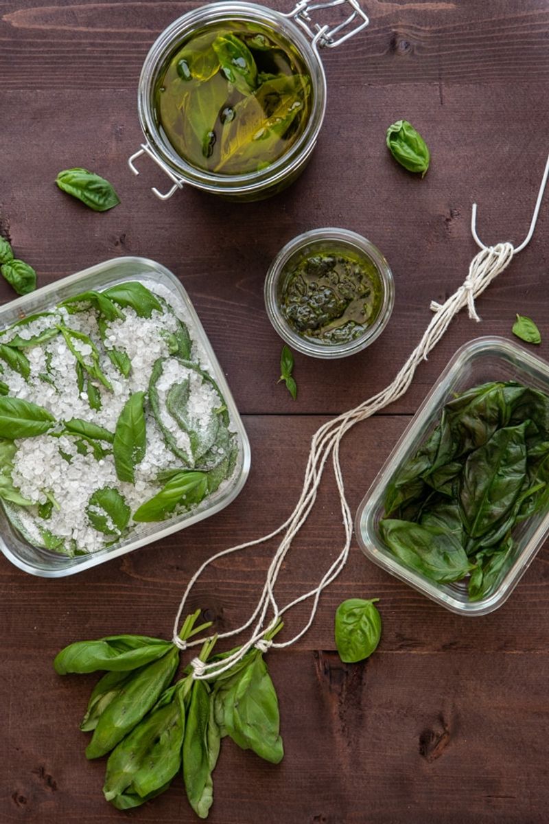 Preserve Basil Freshness