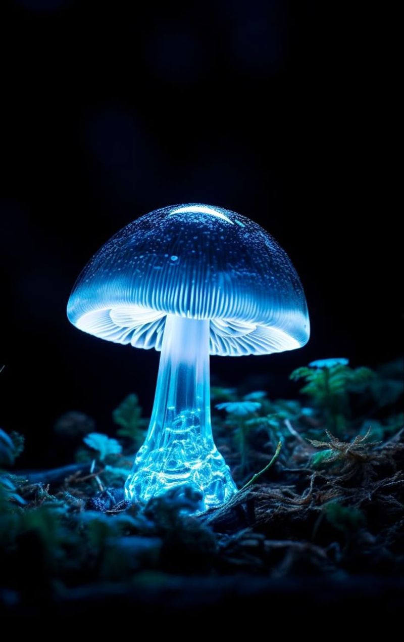 Shimmering Sapphire Fungi