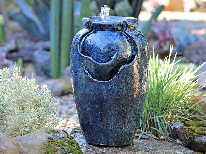 Ceramic Waterfall Urn