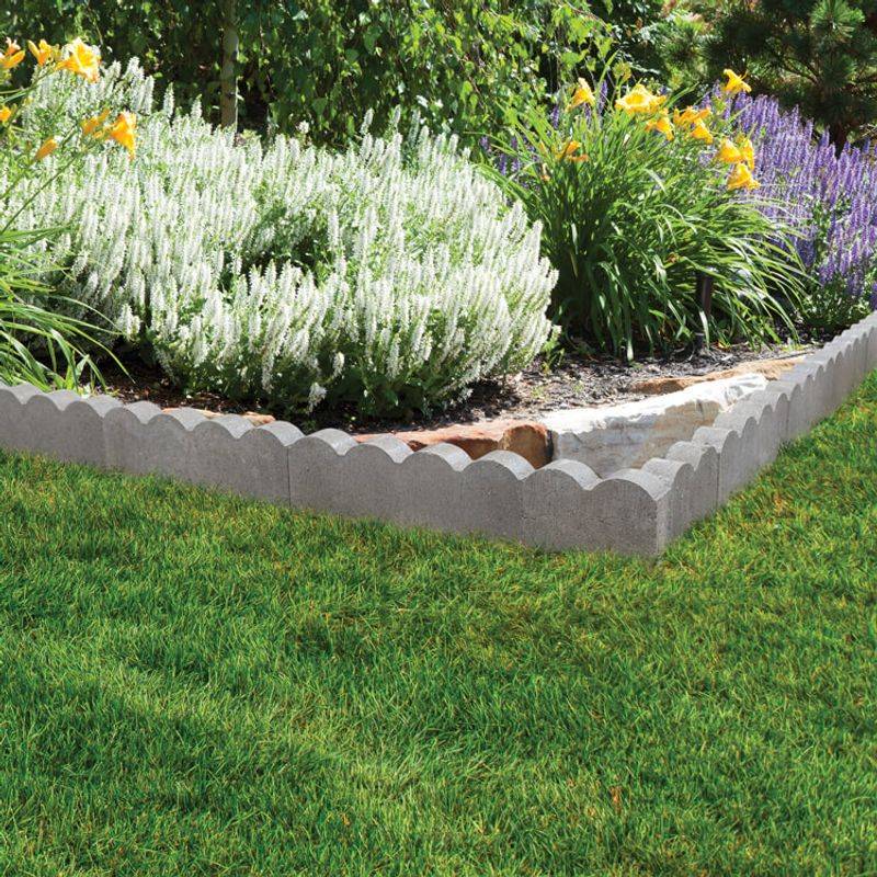 Scalloped Concrete Blocks