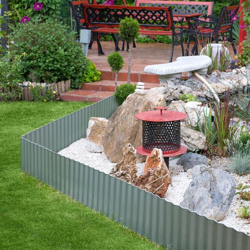 Corrugated Metal Culvert Edging