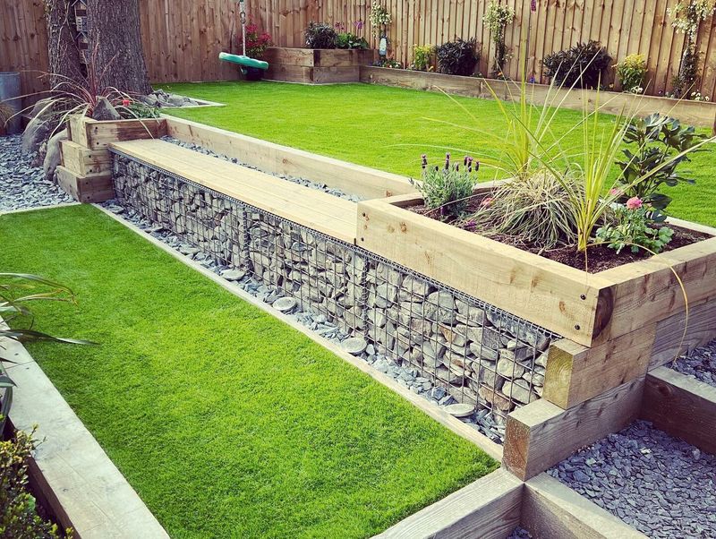 Gabion Wall Edging