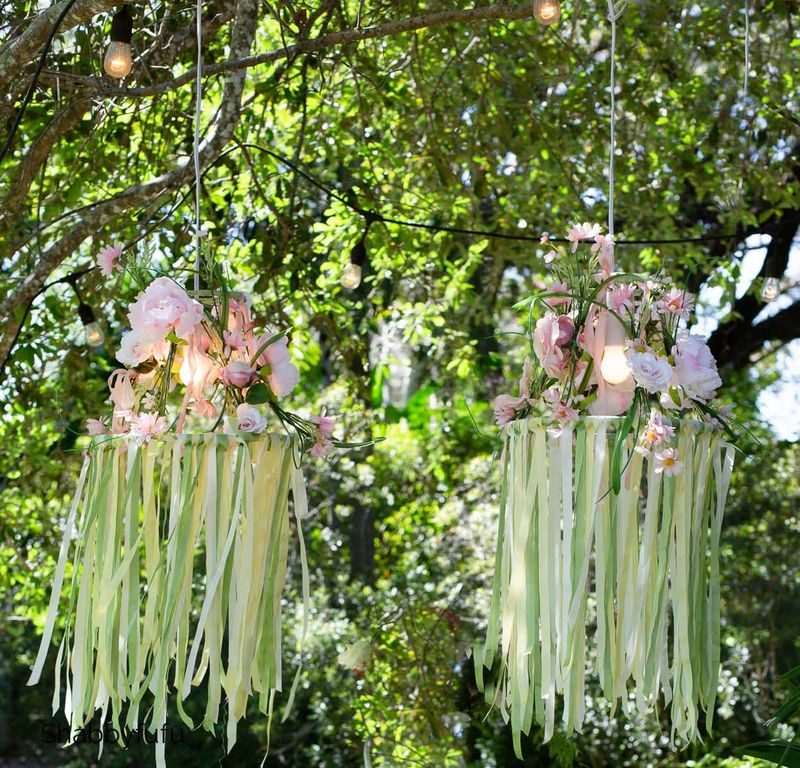 DIY Garden Chandelier