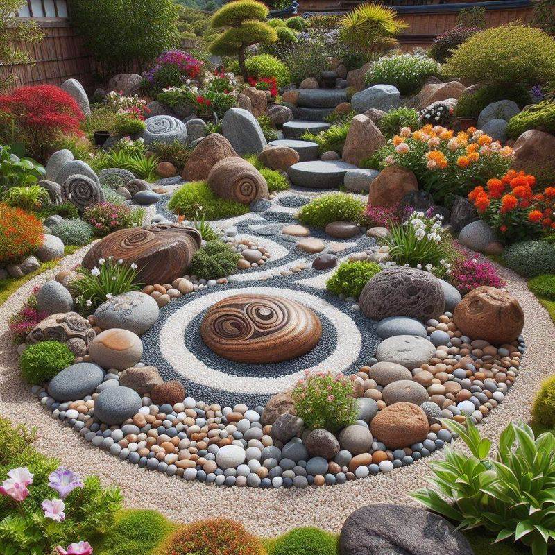 Artsy Rock Garden