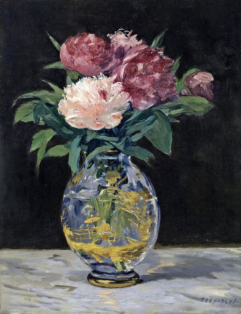 Peonies by Édouard Manet
