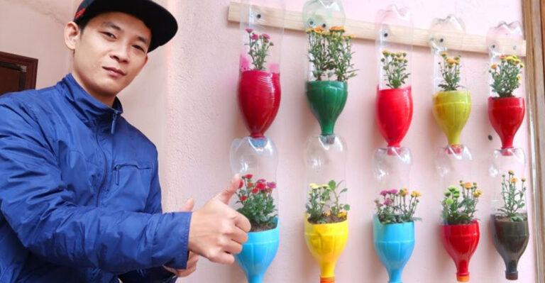 10 Cheap Plastic Bottle Garden Projects