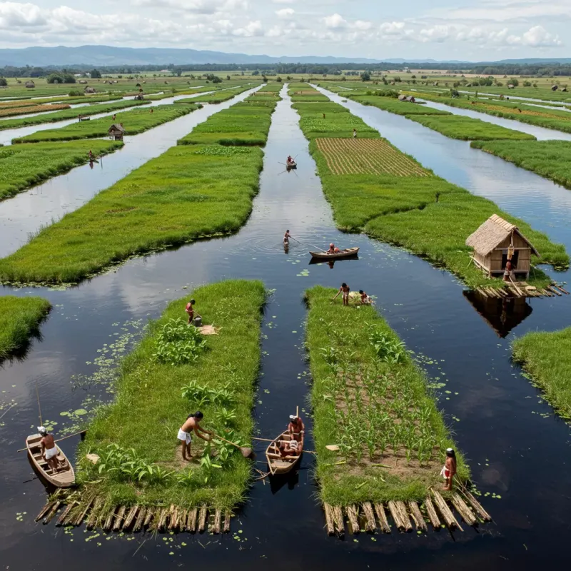 Chinampas (Aztec Floating Gardens)