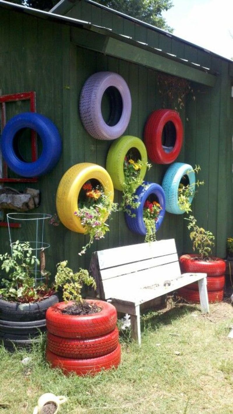 Tire Planters