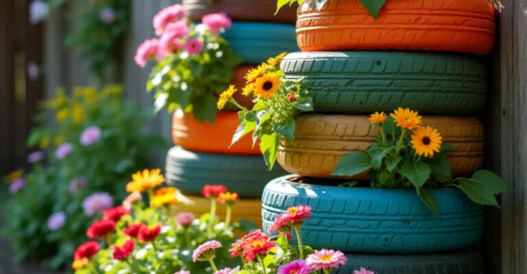 15 Creative Ways to Repurpose Old Tires in Your Garden