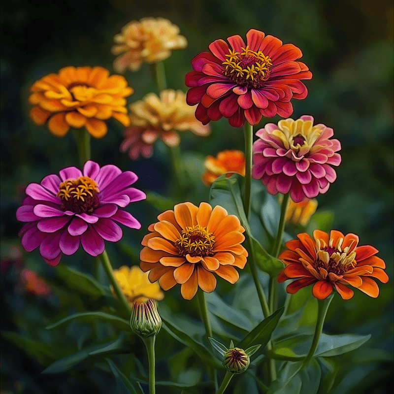 Zinnias