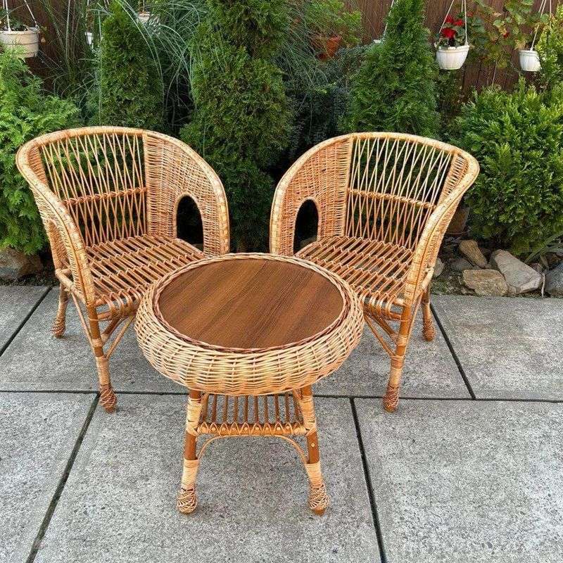 Rustic Rattan Pieces