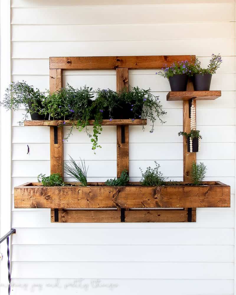 Wall-Mounted Wooden Crates