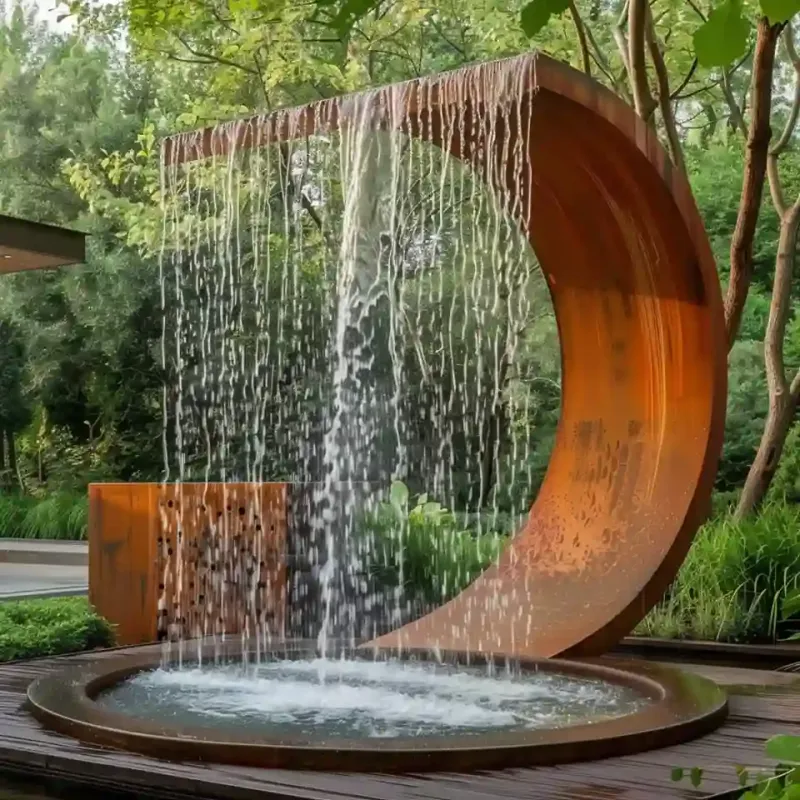 Curved Water Features
