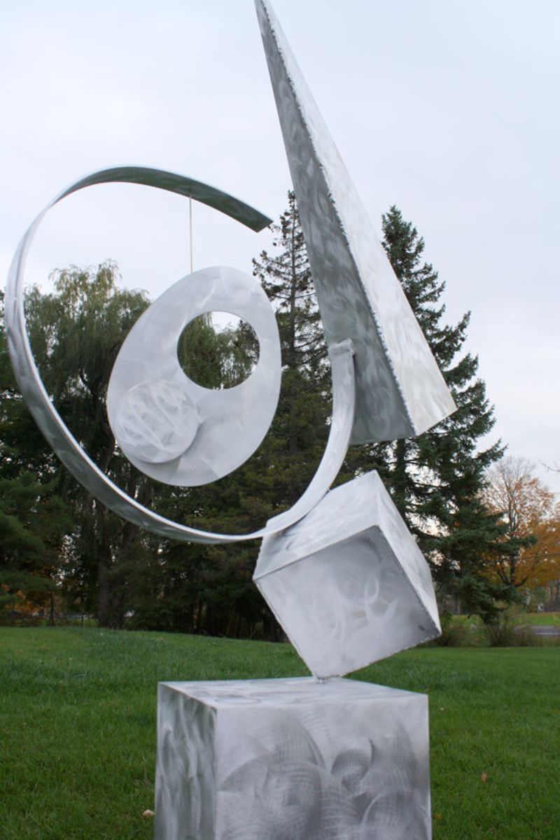 Abstract Metal Sculpture