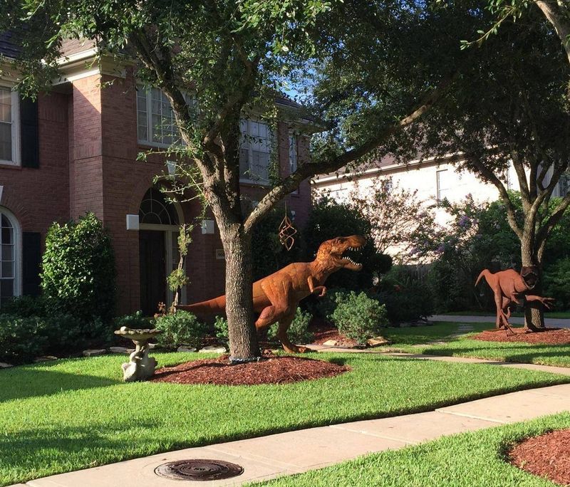 Sculptures or Yard Art Visible from the Street