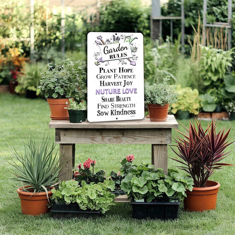 Add a Chalkboard or Garden Sign
