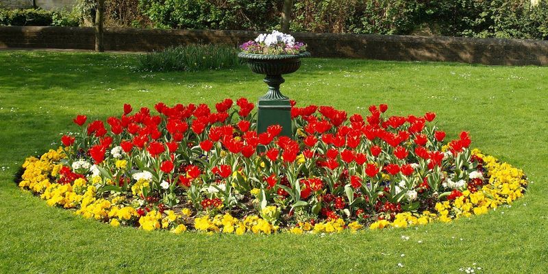 Circular Flower Beds